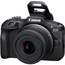 Canon Camera EOS R100 + RF-S RFS 18-45mm 1845mm IS STM Kit black Schwarz (6052C013) Canon Camera EOS R100 + RF-S RFS 18-45mm 1845mm IS STM Kit black Schwarz (6052C013)