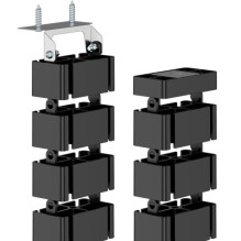 Fellowes Kabelwirbelsäule 128,8x12,9cm magnetic Black Fellowes Kabelwirbelsäule 128,8x12,9cm magnetic Black