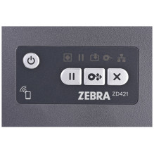 „Zebra ZD421D“ etikečių spausdintuvas Terminis spausdintuvas, 300 x 300 DPI, 102 mm/sek. Laidinis ir belaidis Ethernet L „Zebra ZD421D“ etikečių spausdintuvas Terminis spausdintuvas, 300 x 300 DPI, 102 mm/sek. Laidinis ir belaidis Ethernet L