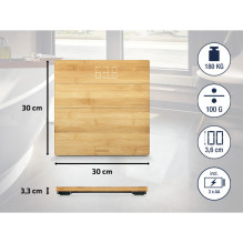 Soehnle Scale Style Sense Bamboo Magic 180kg brown (63880) Soehnle Scale Style Sense Bamboo Magic 180kg brown (63880)