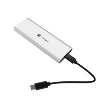 NATEC RHINO M.2 NVME LITE išorinis SSD korpusas USB-C 3.2 GEN 2 ARCTIC SILVER