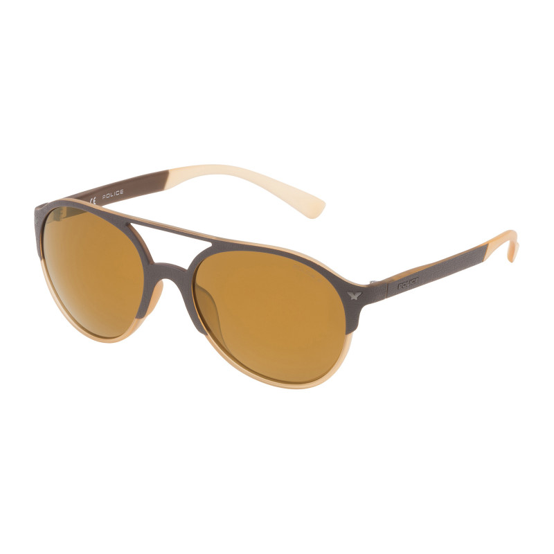 SUNGLASSES POLICE UNISEX SPL163557ESG (Lens / Bridge / Temple) 55 / 19 / 140 mm)