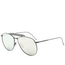 Akiniai nuo saulės THOM BROWNE unisex TB015LTDBLKGR (Lęšis / tiltelis / auselė) 62 / 15 / 144 mm Akiniai nuo saulės THOM BROWNE unisex TB015LTDBLKGR (Lęšis / tiltelis / auselė) 62 / 15 / 144 mm