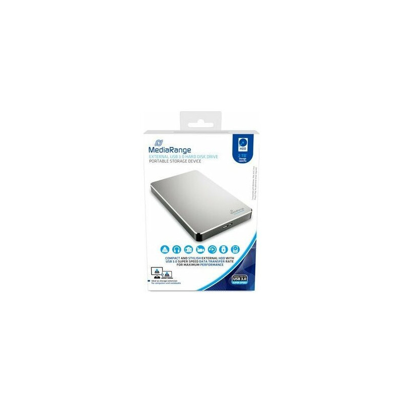 MediaRange external USB 3.0 hard disk, HDD, 2TB