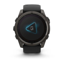 Garmin fenix 8 / 51mm,Saph Solar,CrbnGry Ti / Black band