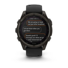 Garmin fenix 8 / 47mm,Saph Solar,CrbnGry Ti / Black band Garmin fenix 8 / 47mm,Saph Solar,CrbnGry Ti / Black band