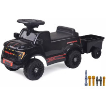 Jamara Rutscher Shelby Ford F-150 Raptor mit Anhänger schw.