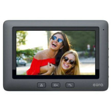 Eura Wideodomofon EURA VDP-45A3 ALPHA juodas spalvotas monitorius 7'' obsuga 1 wejście Eura Wideodomofon EURA VDP-45A3 ALPHA juodas spalvotas monitorius 7'' obsuga 1 wejście