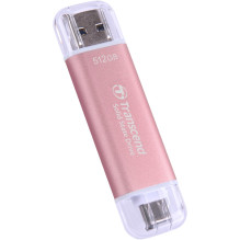 Disk išorinis SSD Transcend ESD310P 512GB Rožinė (TS512GESD310P)