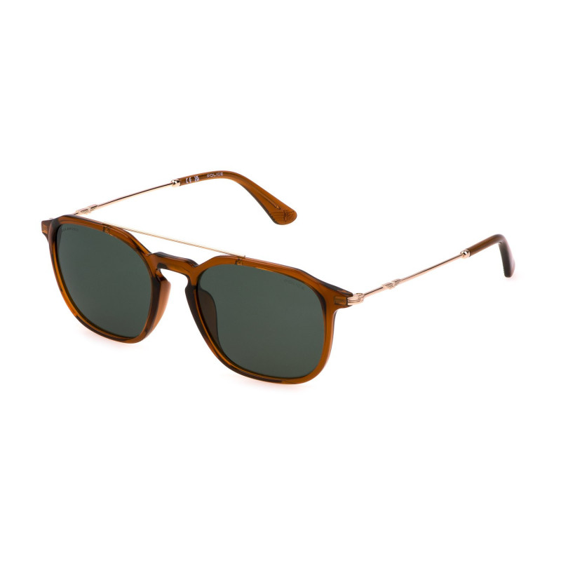 SUNGLASSES POLICE MAN SPLL76-53D67P (Lens / Bridge / Temple) 53 / 19 / 145 mm)