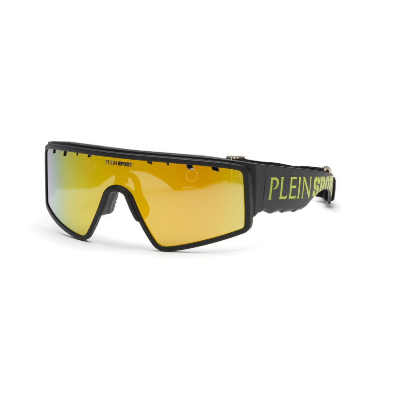 Akiniai nuo saulės PHILIPP PLEIN SPORT vyrams SSP007-99U28G (Lęšis / tiltelis / auselė) 99 / 00 / 130 mm