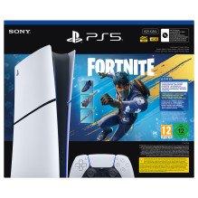 Sony PlayStation 5 Slim skaitmeninis leidimas 825GB + Fortnite: Flowering Chaos – balta Sony PlayStation 5 Slim skaitmeninis leidimas 825GB + Fortnite: Flowering Chaos – balta