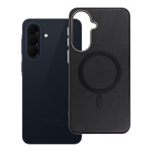 „Samsung A57 Gentleman Mag Cover“ dėklas, suderinamas su „MagSafe“, juodas