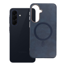 Samsung A57 Gentleman Mag dėklas, suderinamas su MagSafe, tamsiai mėlynas Samsung A57 Gentleman Mag dėklas, suderinamas su MagSafe, tamsiai mėlynas