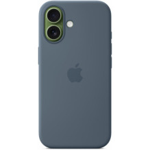 Apple Silicone Case with MagSafe iPhone 17 Anchor Blue