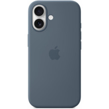 Apple Silicone Case with MagSafe iPhone 17 Anchor Blue