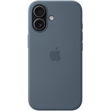 Apple Silicone Case with MagSafe iPhone 17 Anchor Blue