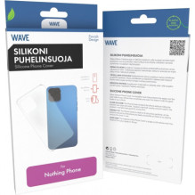 „Wave“ silikoninis dėklas „Nothing Phone 3A“ skaidrus „Wave“ silikoninis dėklas „Nothing Phone 3A“ skaidrus