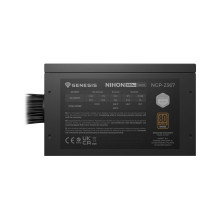 GENESIS Nihon 650NM power supply unit 650 W 20+4 pin ATX ATX Black GENESIS Nihon 650NM power supply unit 650 W 20+4 pin ATX ATX Black