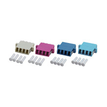 EFB LC Quad coupling OM4 erika violet