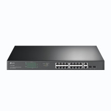 TP-Link 18-Port Gigabit Rackmount Jungiklis su 16 PoE+ TP-Link 18-Port Gigabit Rackmount Jungiklis su 16 PoE+
