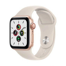 Apple Watch SE2 (2024) GPS + Cellular LTE 40mm Starlight Alu case, Starlight Sport Band S / M EU MXGJ3