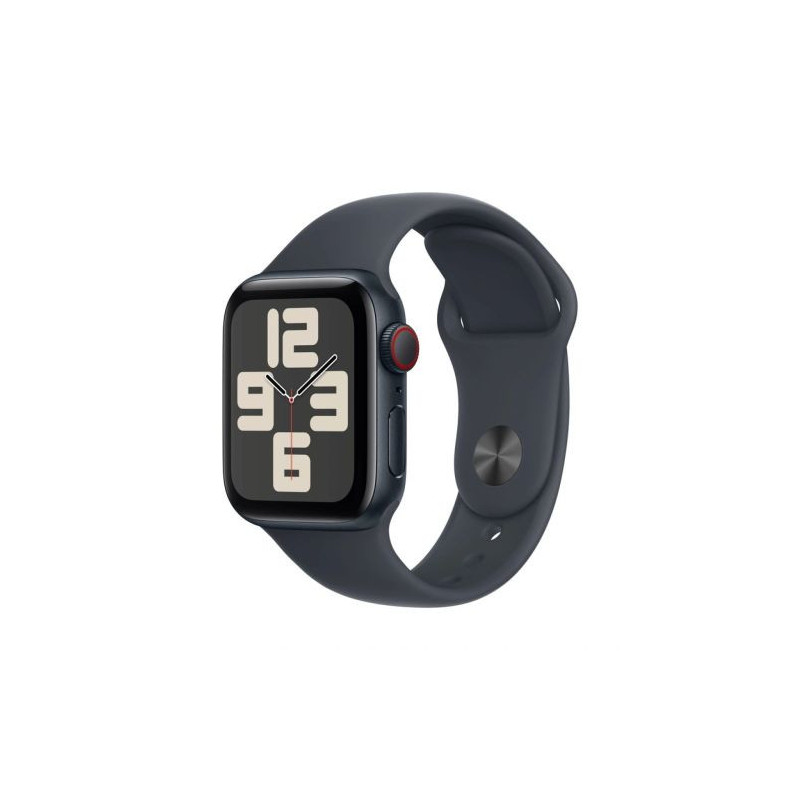 Apple Watch SE2 (2024) GPS + Cellular LTE 44mm Midnight Alu case, Midnight Sport Band M / L EU MXGM3