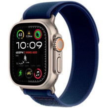 Apple Watch Ultra 2 GPS + Cellular 49mm Natural Titanium Case with Blue Trail Loop S / M EU MX4J3