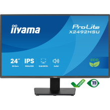Monitorius - IIYAMA 24" IPS Full HD 3 ms HDMI DisplayPort Integruoti Garsiakalbiai Juodas Monitorius - IIYAMA 24" IPS Full HD 3 ms HDMI DisplayPort Integruoti Garsiakalbiai Juodas