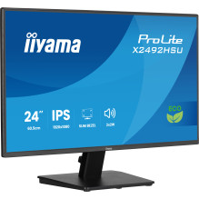 Monitorius - IIYAMA 24" IPS Full HD 3 ms HDMI DisplayPort Integruoti Garsiakalbiai Juodas Monitorius - IIYAMA 24" IPS Full HD 3 ms HDMI DisplayPort Integruoti Garsiakalbiai Juodas