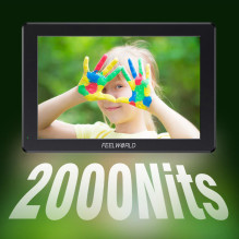 Monitorius - Feelworld T7S PRO 7" Full HD 2000 Nits HDMI SDI Monitorius - Feelworld T7S PRO 7" Full HD 2000 Nits HDMI SDI