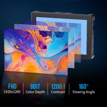 Monitorius - Feelworld T7S PRO 7" Full HD 2000 Nits HDMI SDI Monitorius - Feelworld T7S PRO 7" Full HD 2000 Nits HDMI SDI