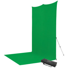 Fotografijos Fonas Rinkinys - Westcott X Drop Pro 8' X 13' Rauko Atsparus Chroma Key Žalias Ekranas Fotografijos Fonas Rinkinys - Westcott X Drop Pro 8' X 13' Rauko Atsparus Chroma Key Žalias Ekranas