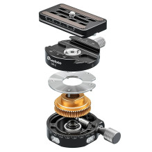 Trikojinės galvutės - Leofoto G4 Pro 3-Axis Geared 20kg Aluminum