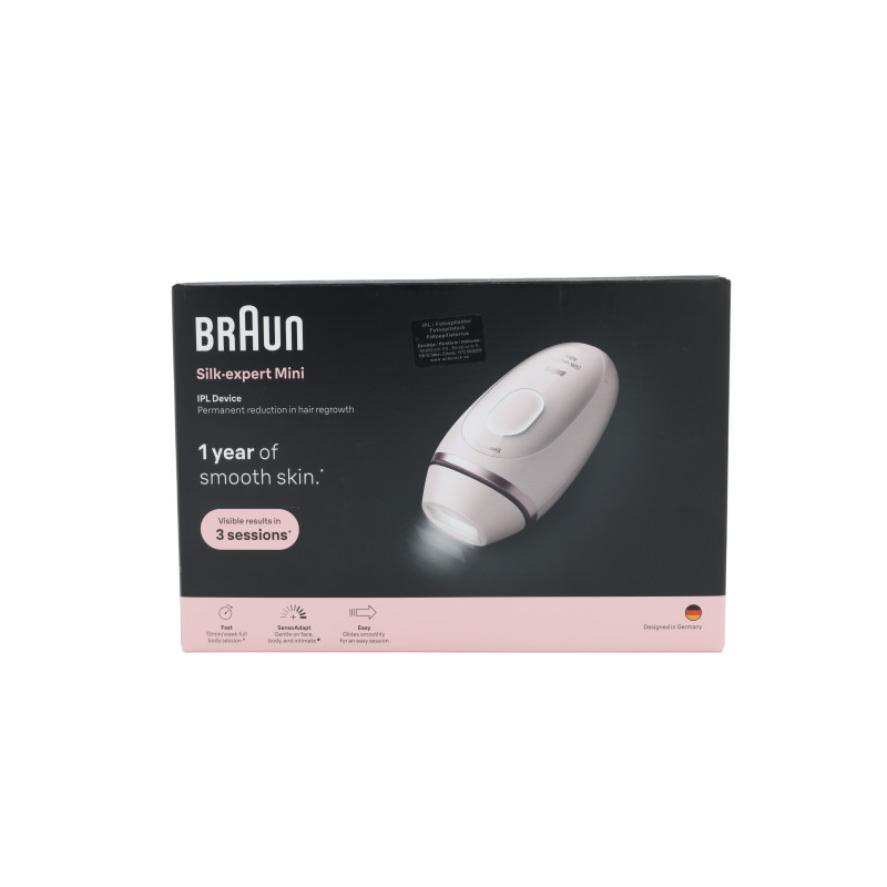 Depiliatorius Braun IPL plaukų šalinimui Braun PL1111 Pink PL1111PINK (8700216937375)