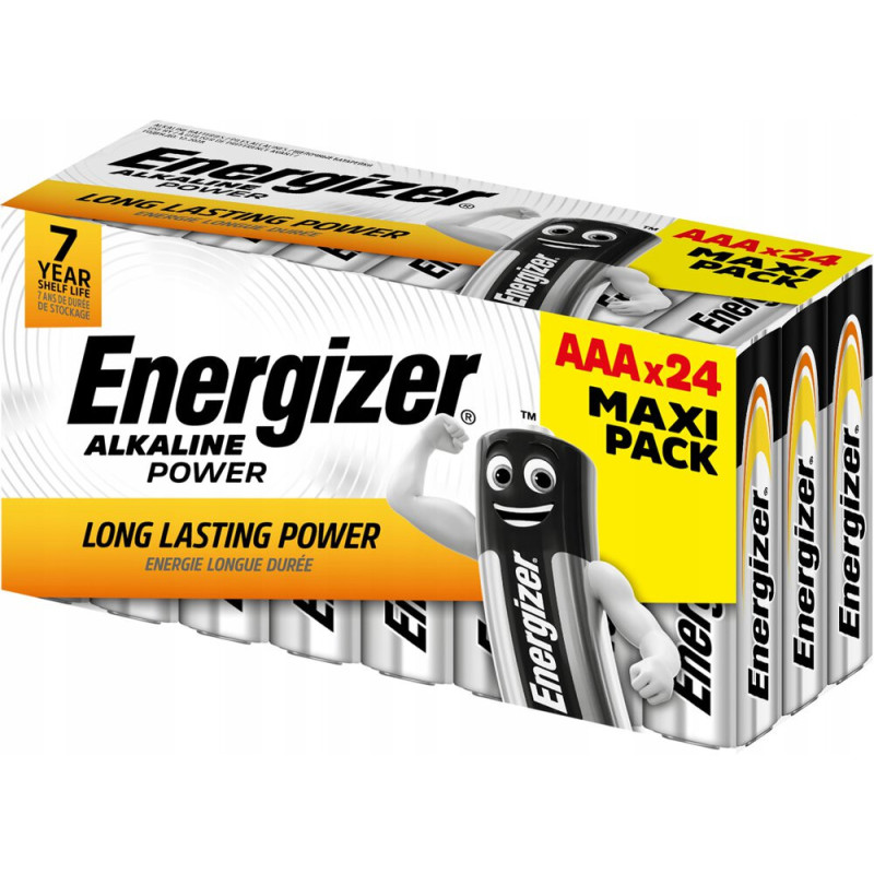 Baterijos - Energizer Šarminės AAA Maxi Pakuotė 24 Vnt.