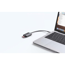 Memory Card Reader - UGREEN CM401 USB C 5Gb/s SDHC MicroSD Aluminum Gray Memory Card Reader - UGREEN CM401 USB C 5Gb/s SDHC MicroSD Aluminum Gray