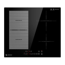 Indukcinė Viryklė - AMZCHEF CE-FS-I72S-FFDD07 4-zonų su lankstoma zona, jutiklinis valdymas