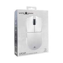 White Shark LUCAN-W WGM-5022 12000 DPI Wireless Gaming Mouse, White