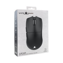 White Shark LUCAN-B WGM-5022 12000 DPI Wireless Gaming Mouse, White
