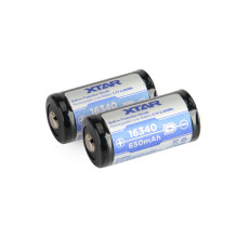 Battery - 16340 / R-CR123 3.7V 650mAh Li-ion with Protection