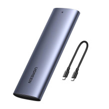 SSD Korpusas - UGREEN 10902 M.2 10 Gbit / s USB Type-C Aliuminio Pilkas SSD Korpusas - UGREEN 10902 M.2 10 Gbit / s USB Type-C Aliuminio Pilkas