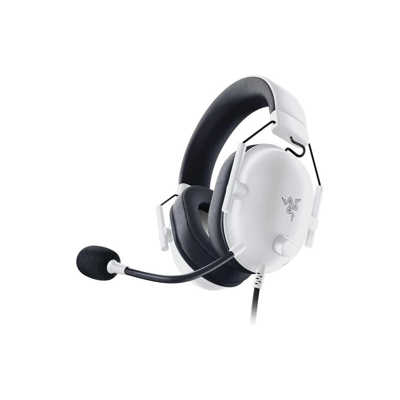 Aussie - Razer BlackShark V2 X 50mm Garsiakalbiai, Hyperclear Mikrafonas, 3.5mm Baltas