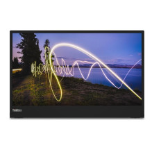 Monitor - Lenovo ThinkVision M15 15.6', Portable, USB-C, Black