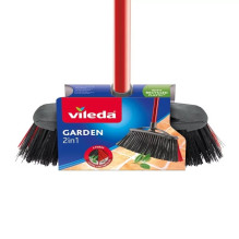 Broom VILEDA 2in1 Garden Outdoor (red / yellow) Broom VILEDA 2in1 Garden Outdoor (red / yellow)