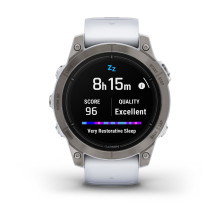 Garmin epix Pro (Gen 2) 3.3 cm (1.3") AMOLED 47 mm Digital 416 x 416 pixels Touchscreen Titanium Wi-Fi GPS (satelli