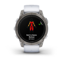 Garmin „epix Pro“ (2 karta) 3,3 cm (1,3 colio) AMOLED 47 mm Skaitmeninis 416 x 416 pikselių Jutiklinis ekranas Titano „W Garmin „epix Pro“ (2 karta) 3,3 cm (1,3 colio) AMOLED 47 mm Skaitmeninis 416 x 416 pikselių Jutiklinis ekranas Titano „W