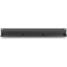 DIGITUS Patchpanel 1HE 24-Port Cat6a geschirmt Black