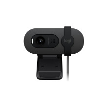 Logitech Webcam BRIO 100 black Schwarz (960-001585) (960001585) Logitech Webcam BRIO 100 black Schwarz (960-001585) (960001585)