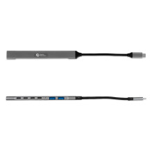 „BakkerElkhuizen“ USB-C šakotuvas 7 viename (3 x USB-A + 4 x USB-C) „BakkerElkhuizen“ USB-C šakotuvas 7 viename (3 x USB-A + 4 x USB-C)